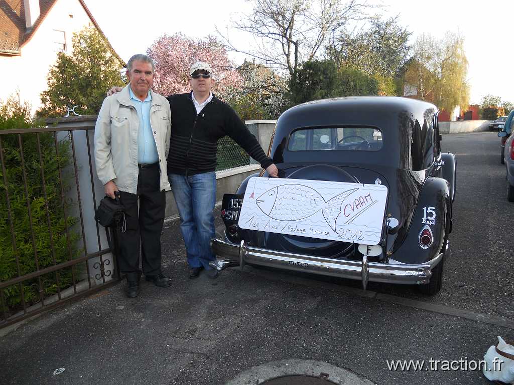 2012_Rodage_Printanier (3).jpg - 01/04/2012 - 68053 MULHOUSE CEDEX - Club de Véhicules Anciens d'Alsace Mulhouse - CVAAM - 3ème Rodage Printanier - Michel et Jean-Luc